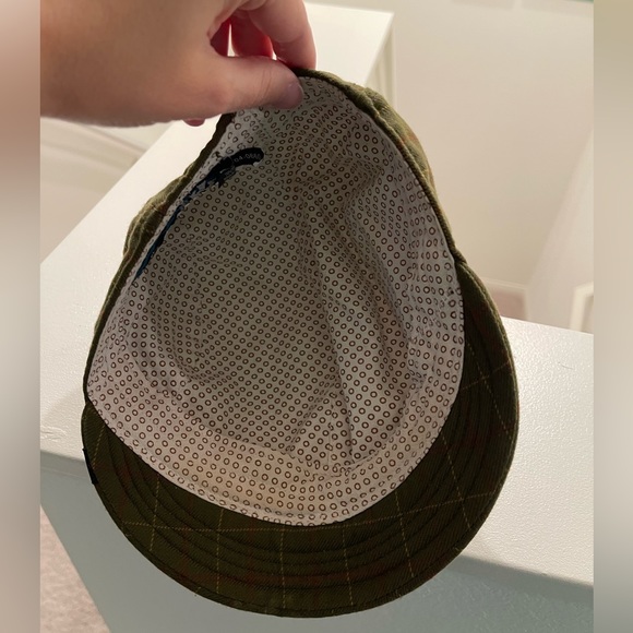 Goorin Bros Plaid Green Newsie Hat Size XS - Picture 6 of 11